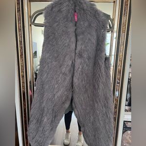 Catherine Malandrino Genuine fur vest Sz S